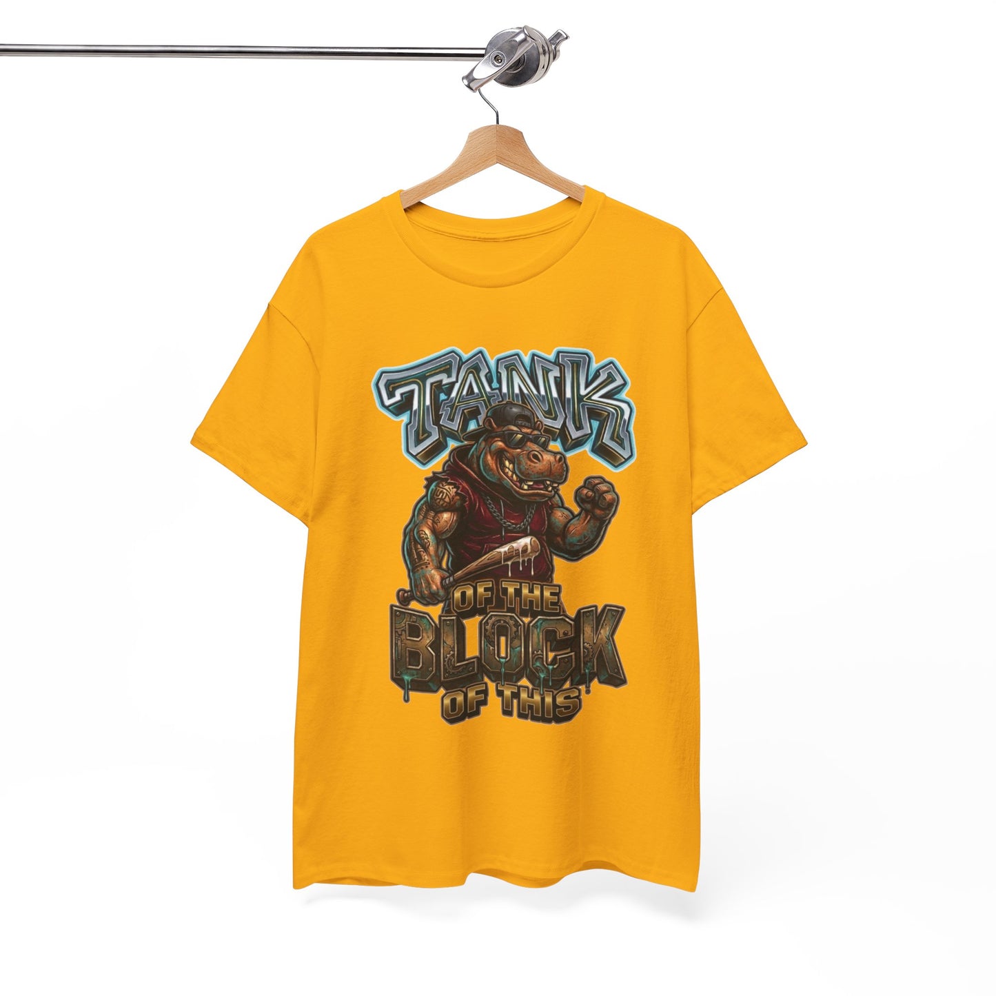 "Tank of the Block" Hippo Graphic Tee