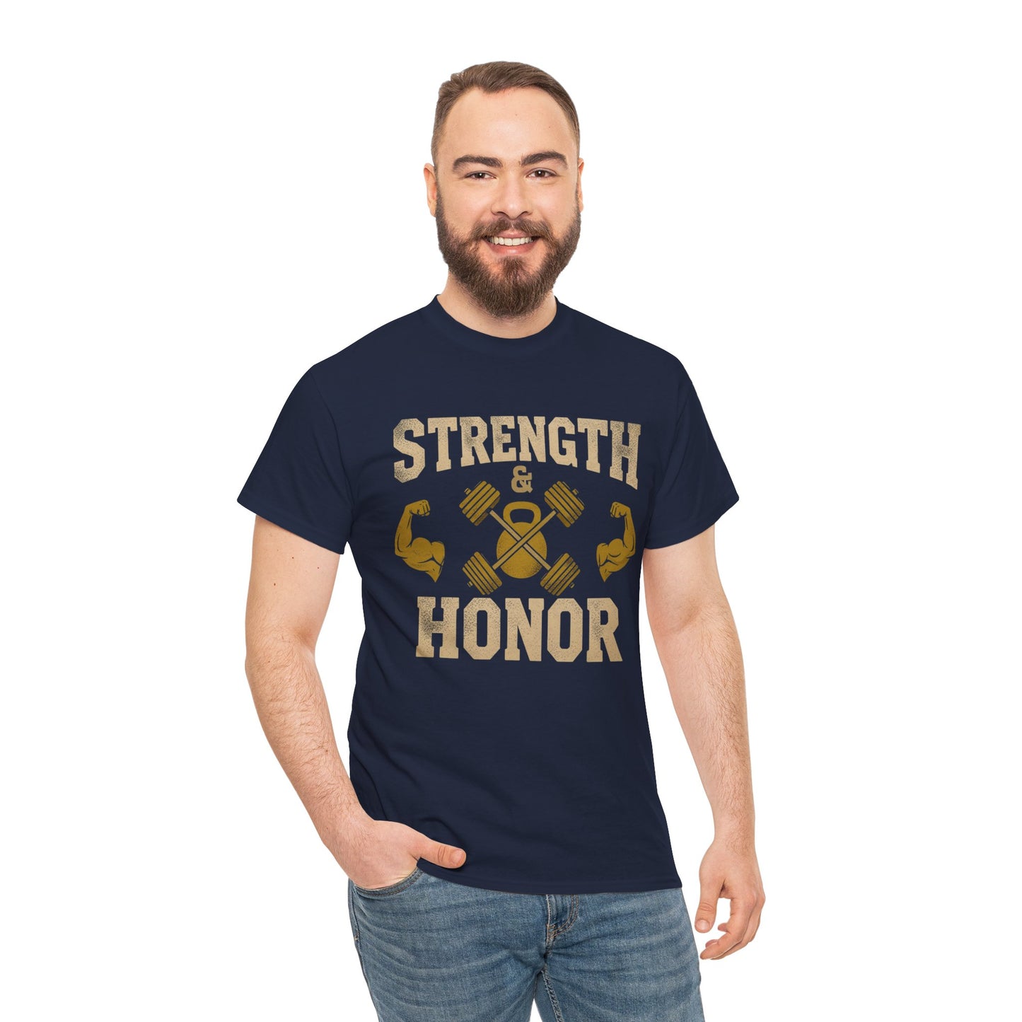"Strength & Honor" Vintage Gym Tee