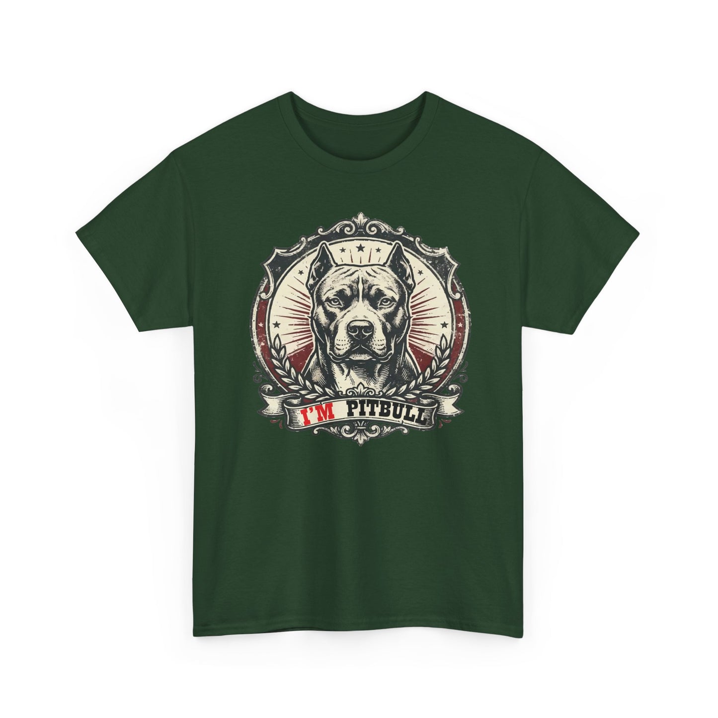 Pitbull King Tee — "I'm Pitbull" Graphic Dog Lover T-shirt