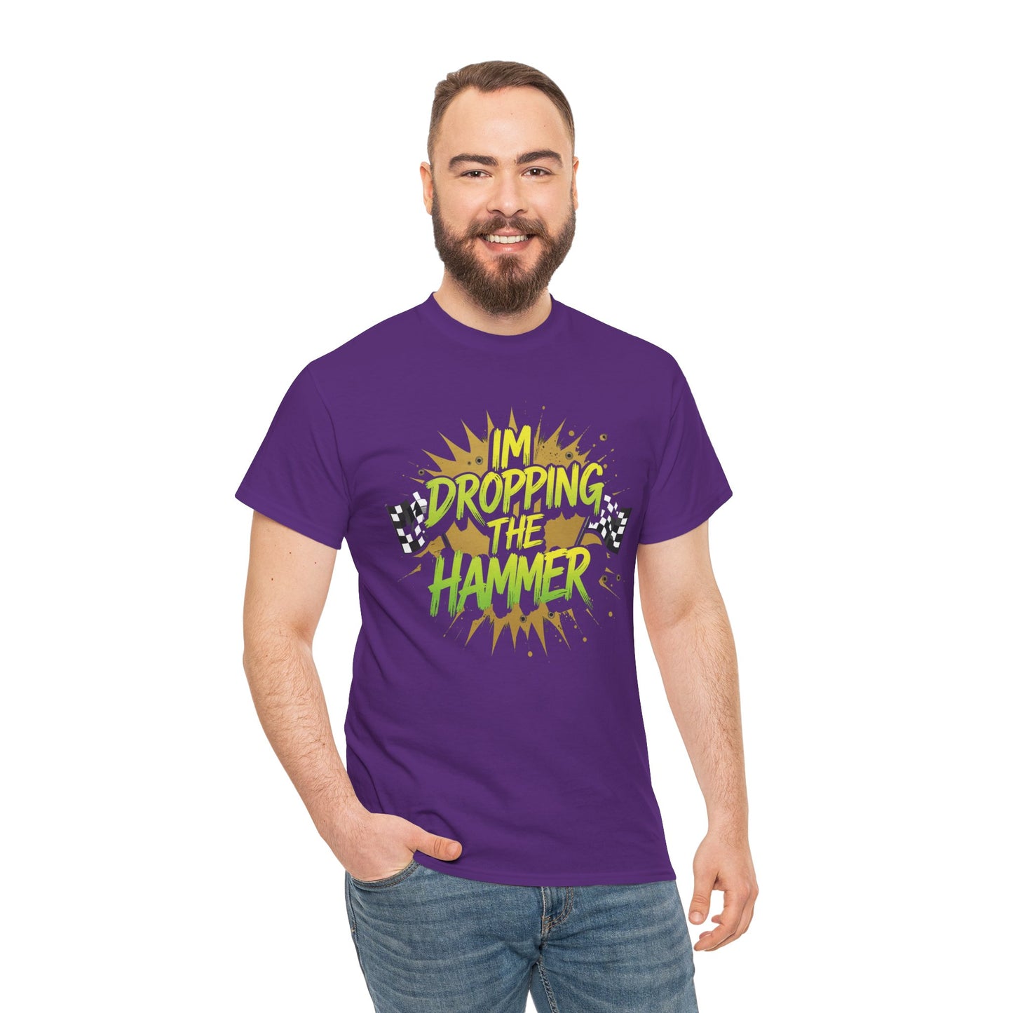 "Dropping The Hammer" Bold Graphic Tee