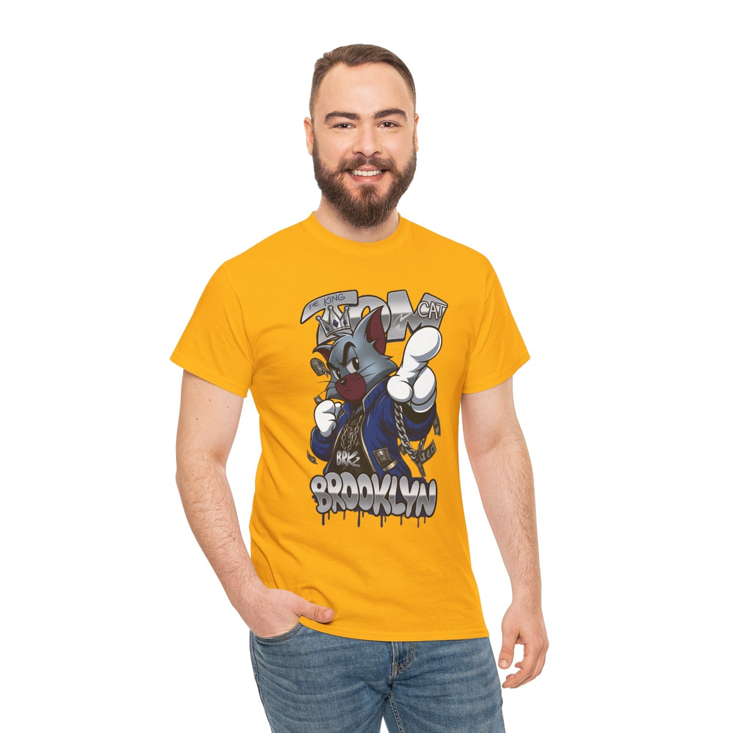 "Brooklyn Tomcat" Retro Urban Graphic Tee