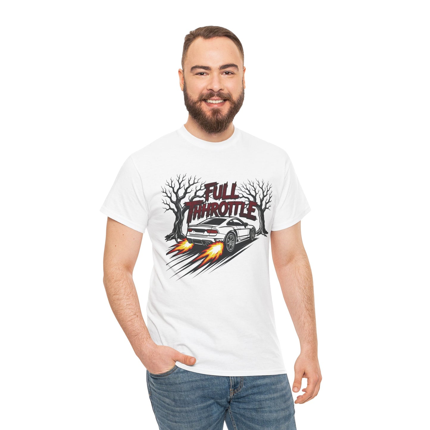 "Full Throttle" Vintage Racing Graphic Tee