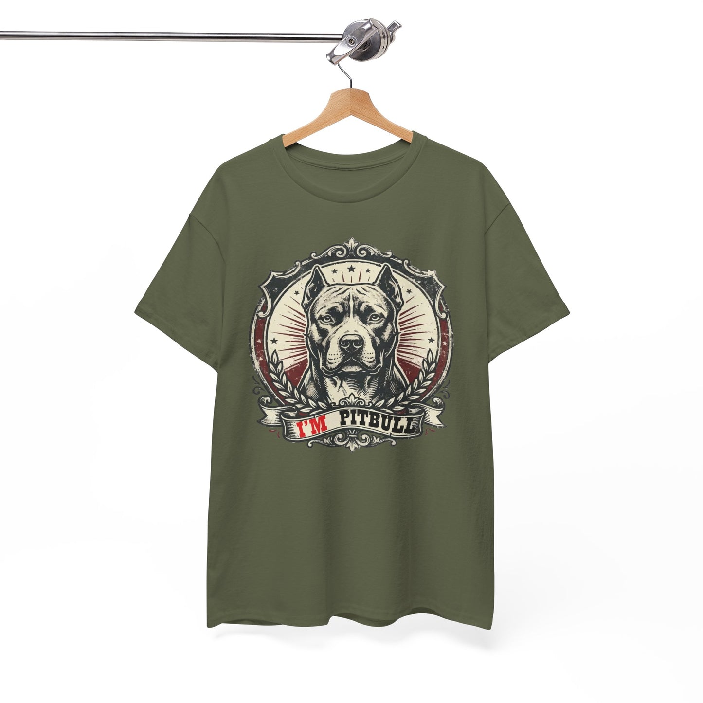 Pitbull King Tee — "I'm Pitbull" Graphic Dog Lover T-shirt
