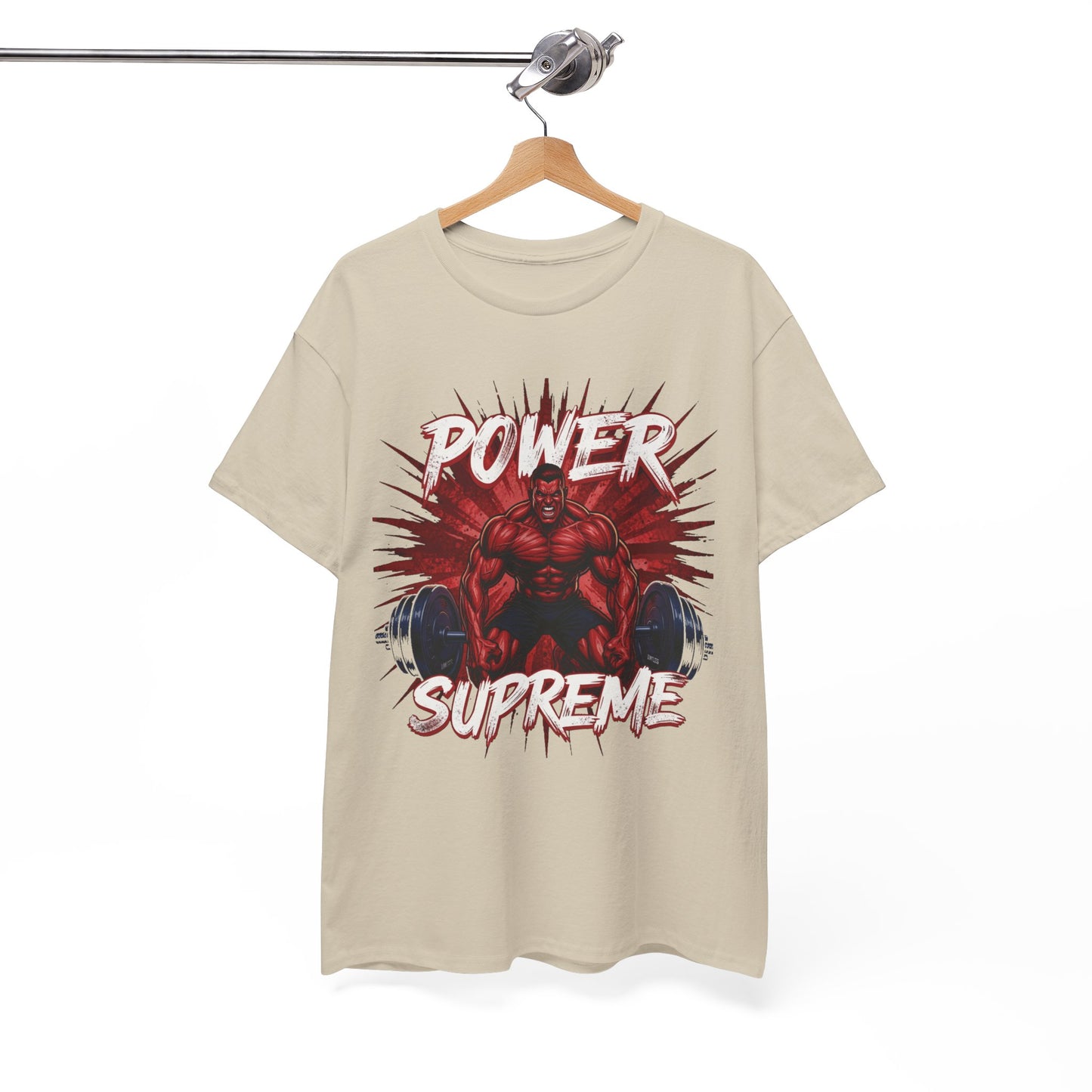 Power Supreme Tee - Vintage Graphic Oversized T-shirt