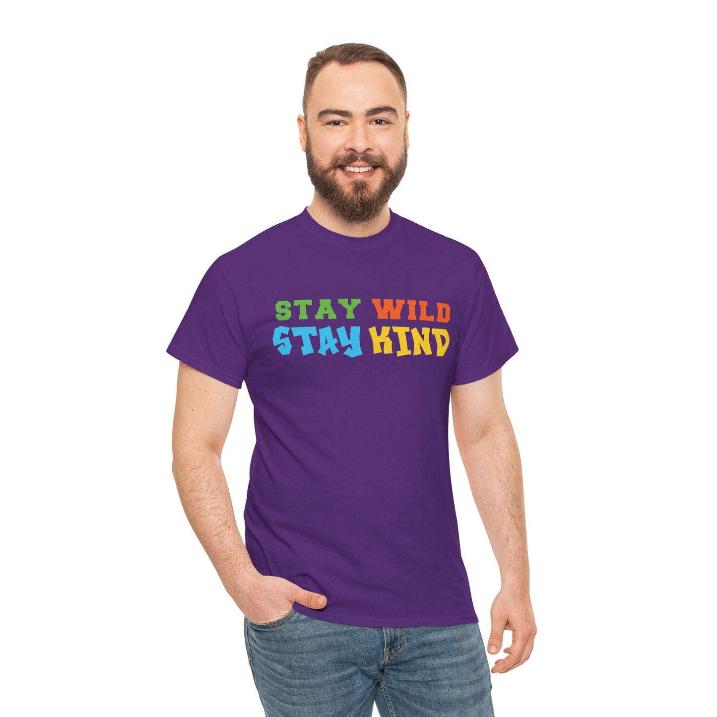 Stay Wild Stay Kind Aesthetic Graphic Tee