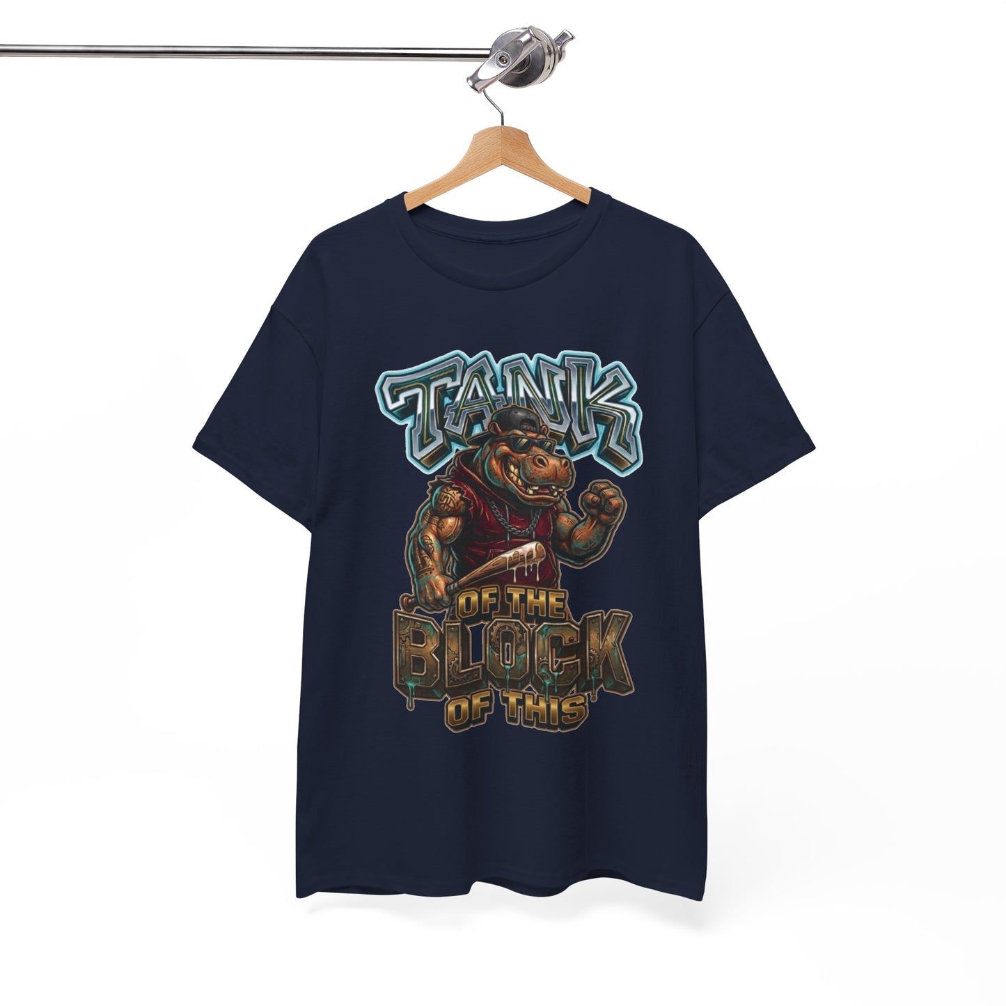 "Tank of the Block" Hippo Graphic Tee