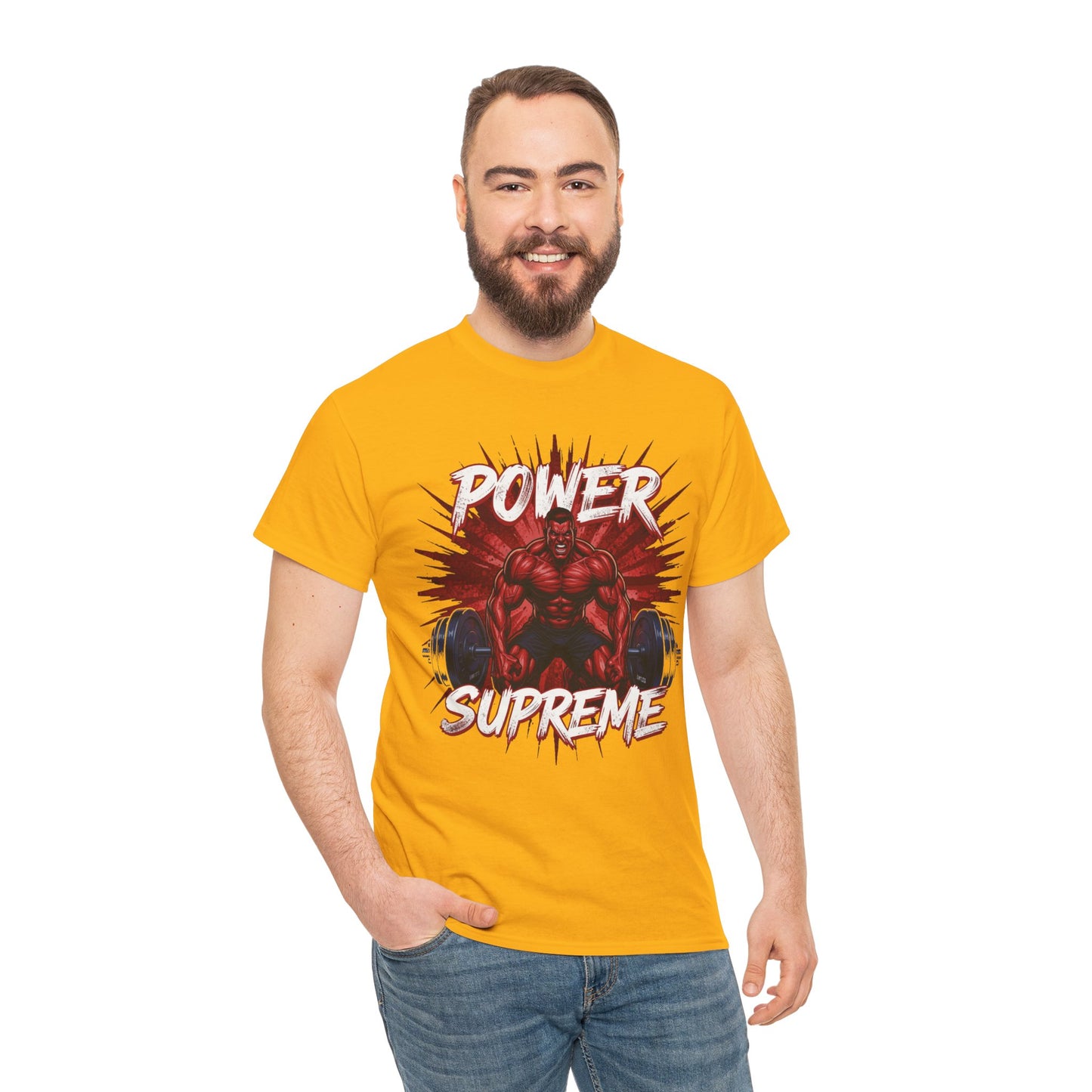 Power Supreme Tee - Vintage Graphic Oversized T-shirt