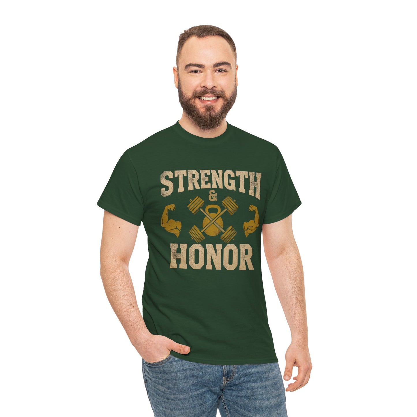"Strength & Honor" Vintage Gym Tee