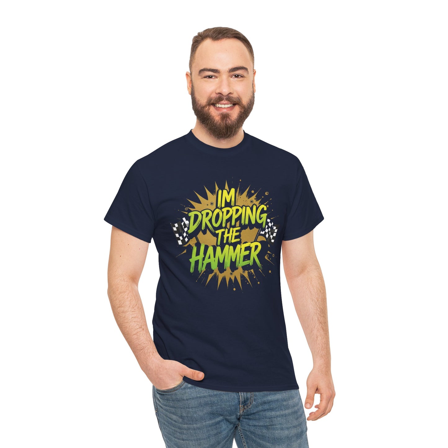 "Dropping The Hammer" Bold Graphic Tee