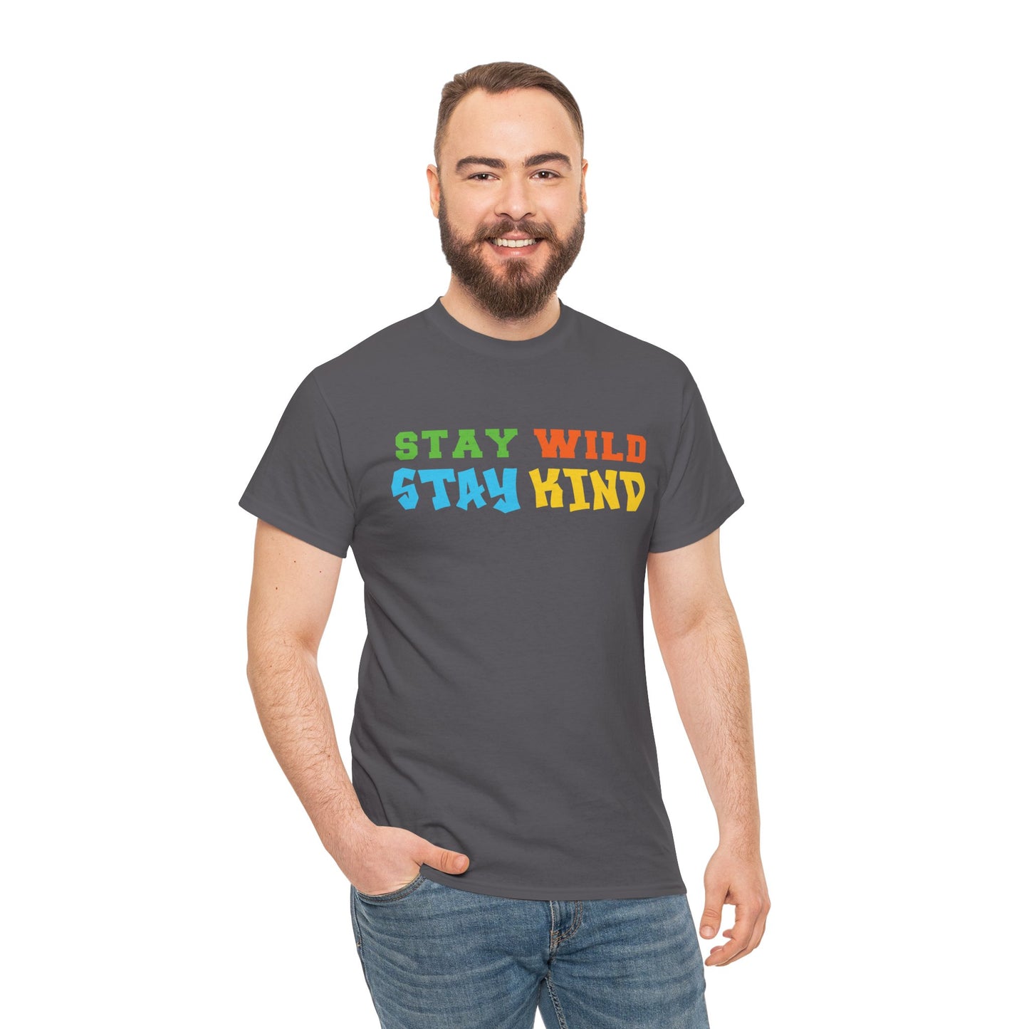 Stay Wild Stay Kind Aesthetic Graphic Tee