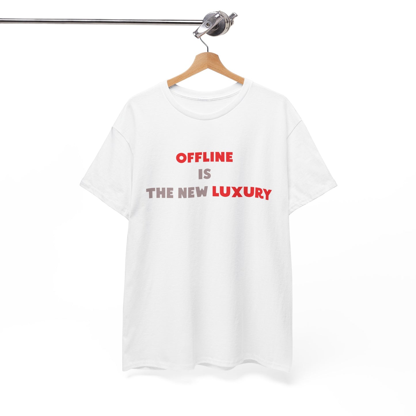 Offline Is The New Luxury - Minimalist Statement T-Shirt