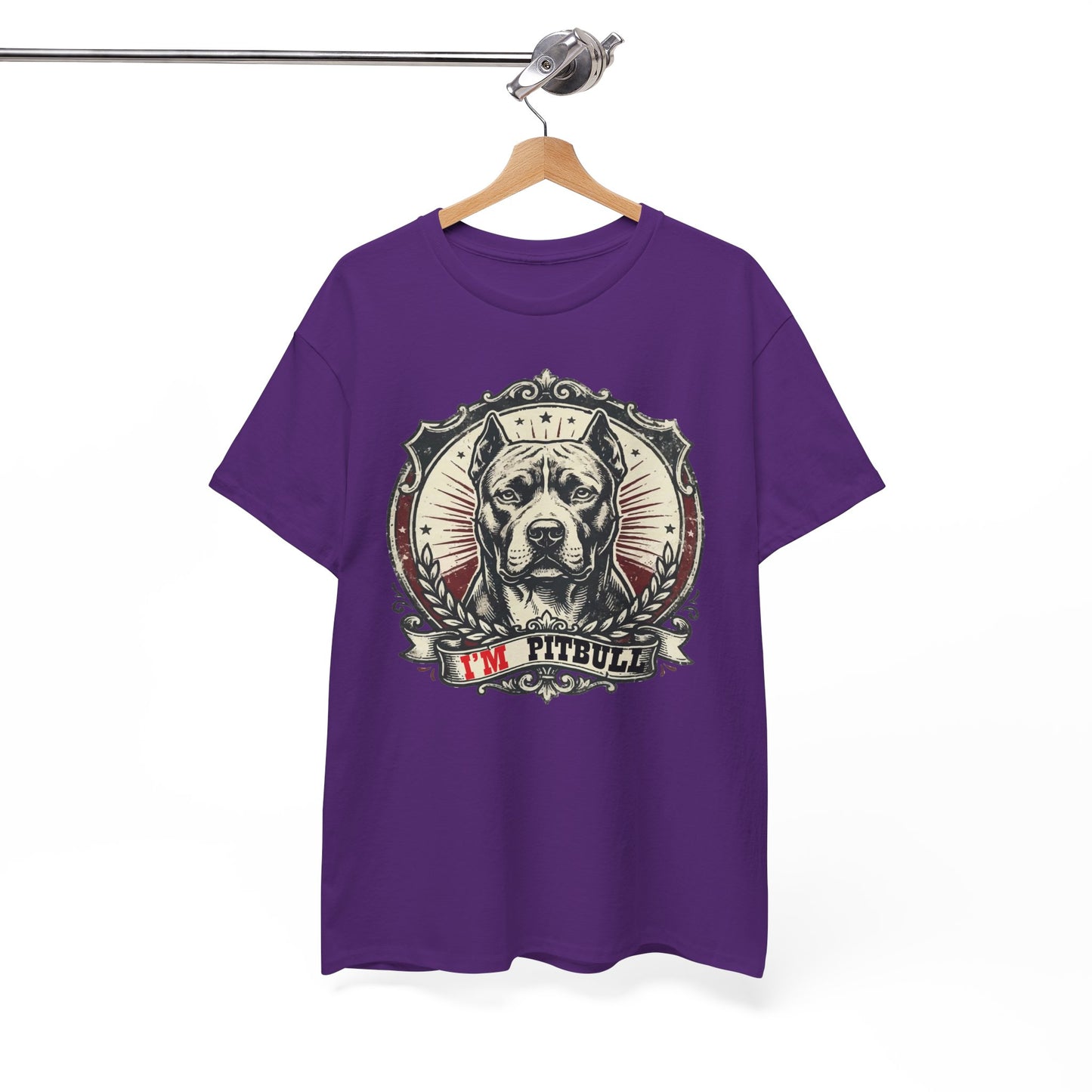 Pitbull King Tee — "I'm Pitbull" Graphic Dog Lover T-shirt