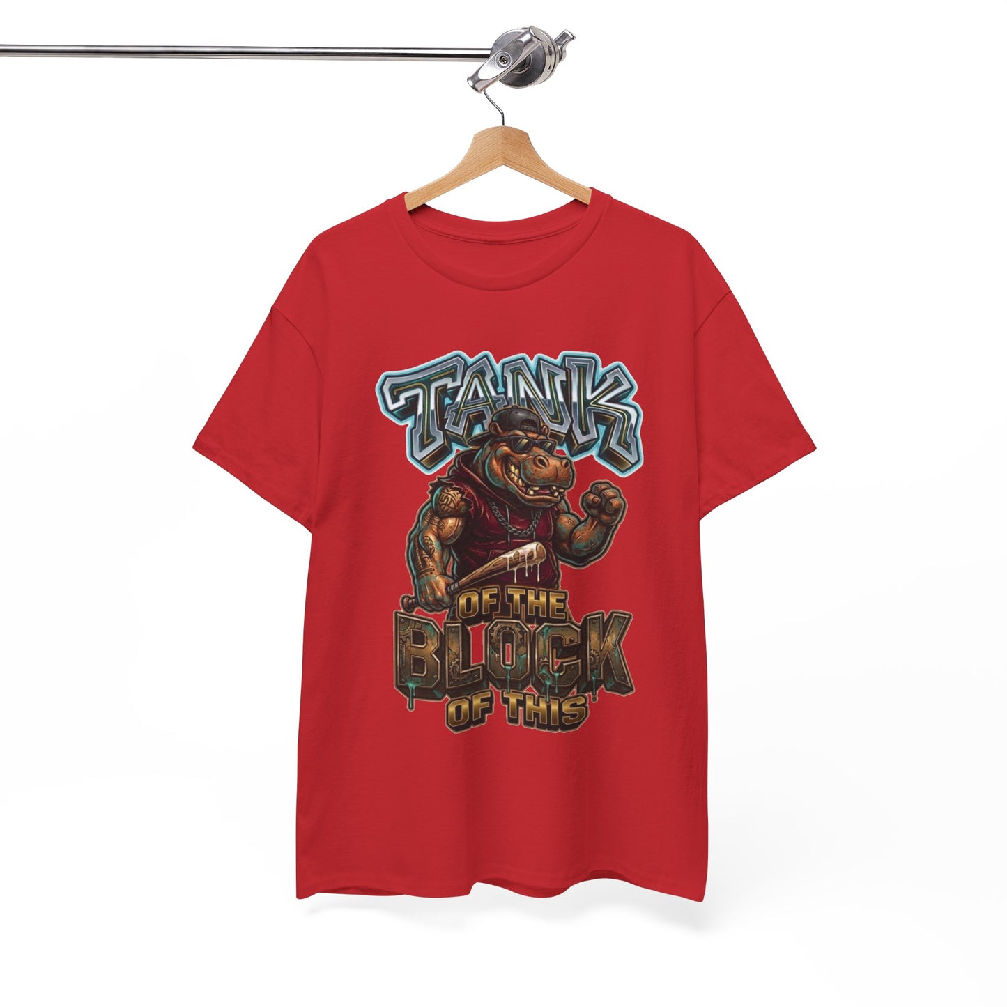 "Tank of the Block" Hippo Graphic Tee