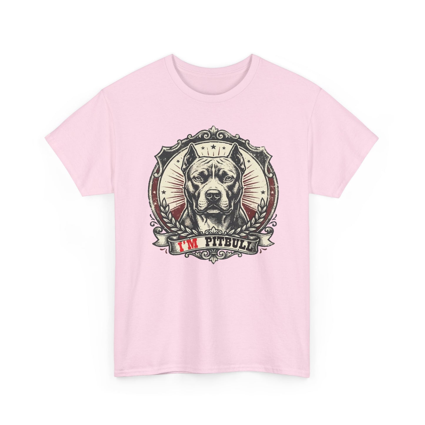 Pitbull King Tee — "I'm Pitbull" Graphic Dog Lover T-shirt
