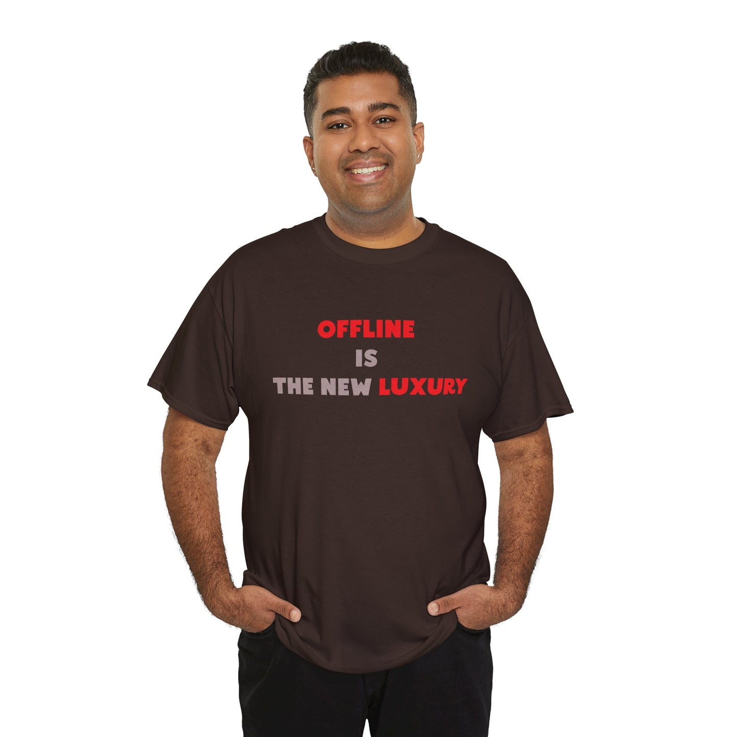Offline Is The New Luxury - Minimalist Statement T-Shirt