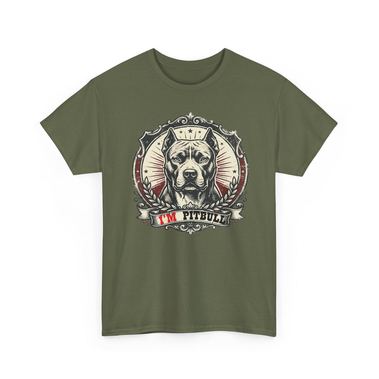 Pitbull King Tee — "I'm Pitbull" Graphic Dog Lover T-shirt