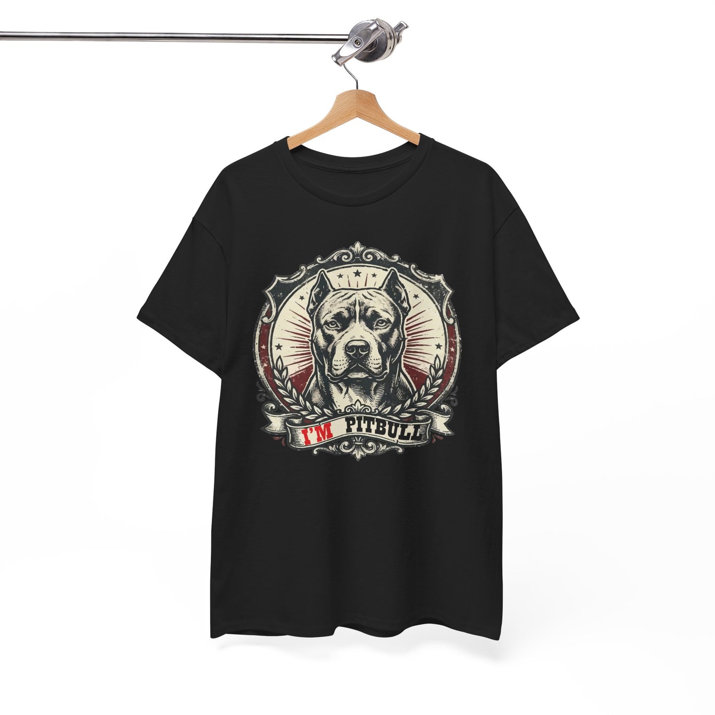 Pitbull King Tee — "I'm Pitbull" Graphic Dog Lover T-shirt