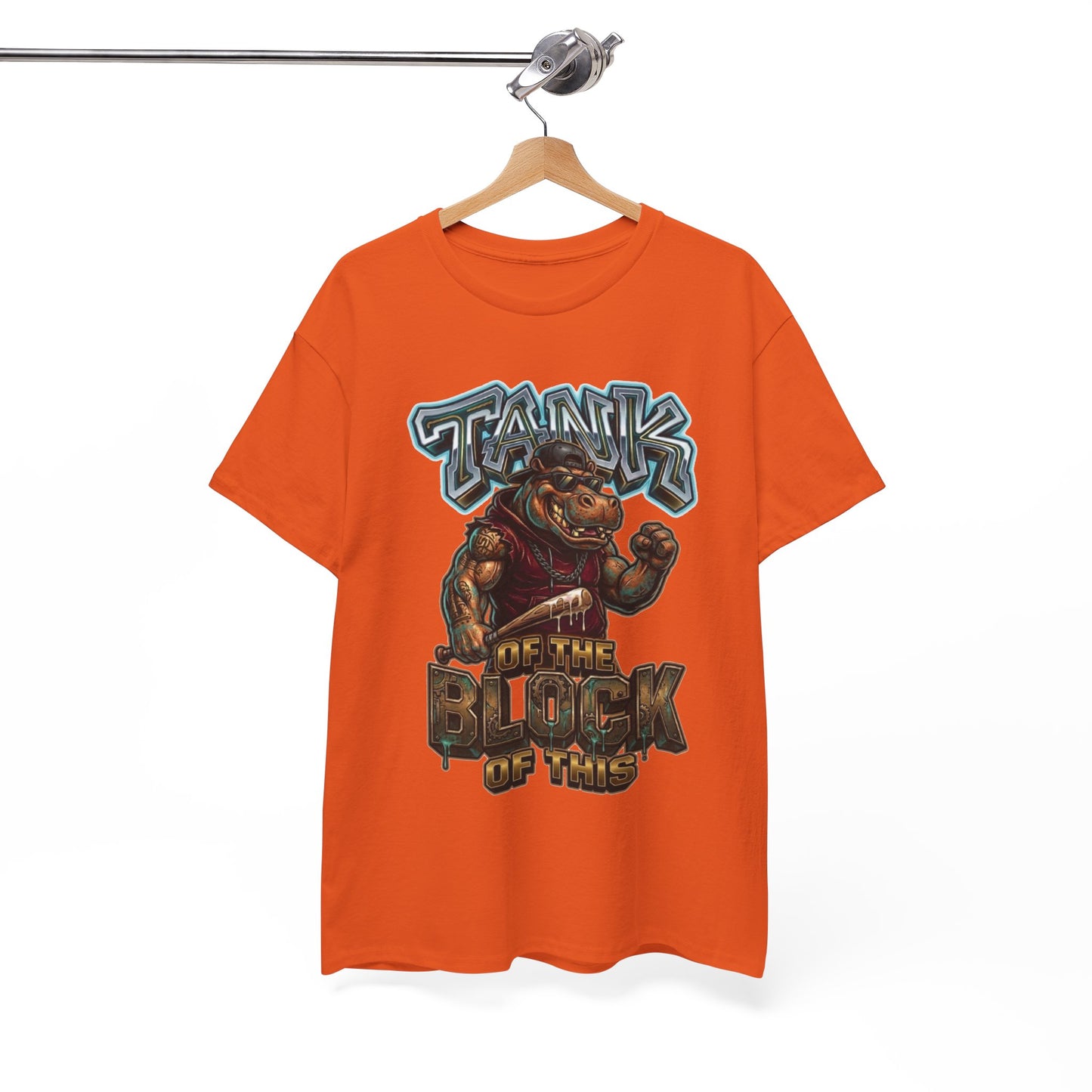 "Tank of the Block" Hippo Graphic Tee