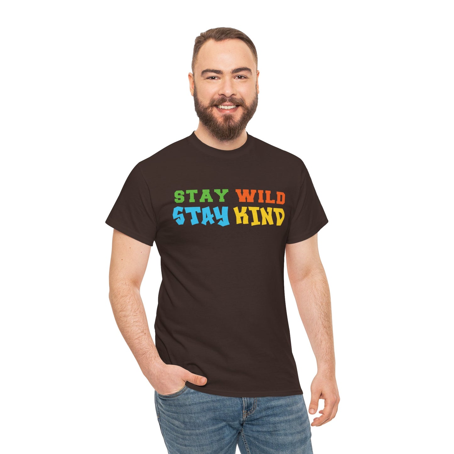 Stay Wild Stay Kind Aesthetic Graphic Tee