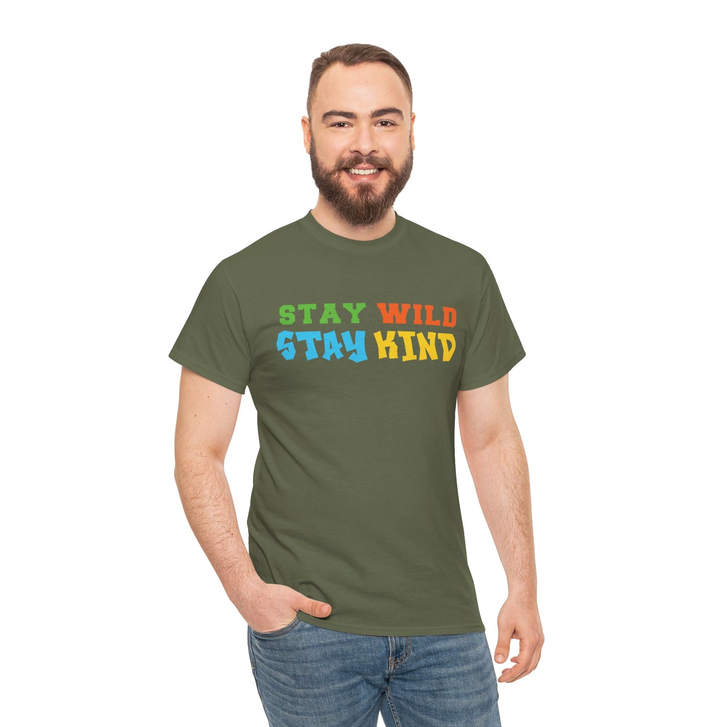 Stay Wild Stay Kind Aesthetic Graphic Tee