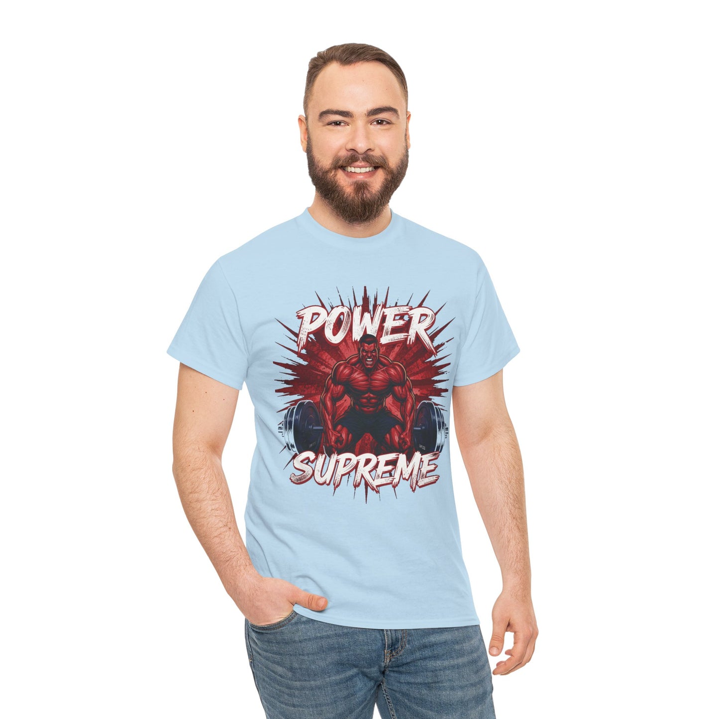 Power Supreme Tee - Vintage Graphic Oversized T-shirt