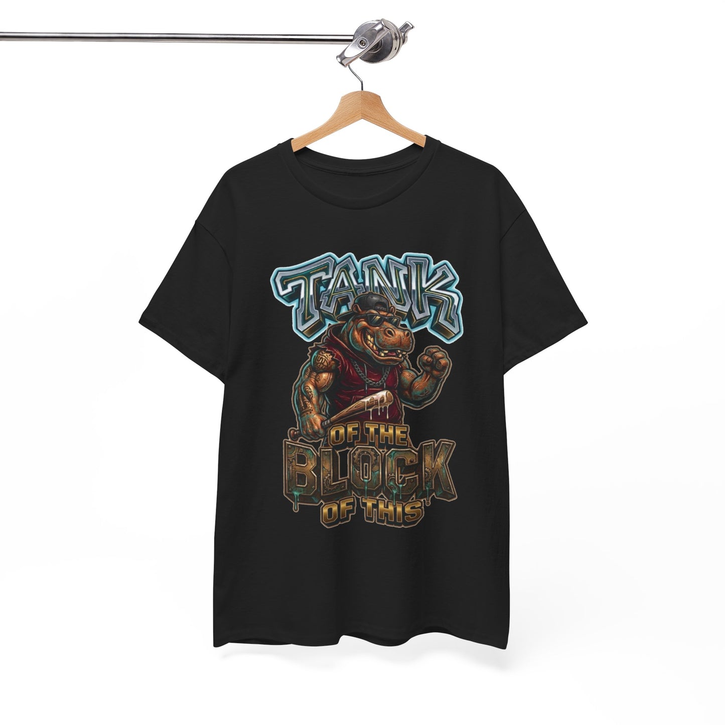 "Tank of the Block" Hippo Graphic Tee