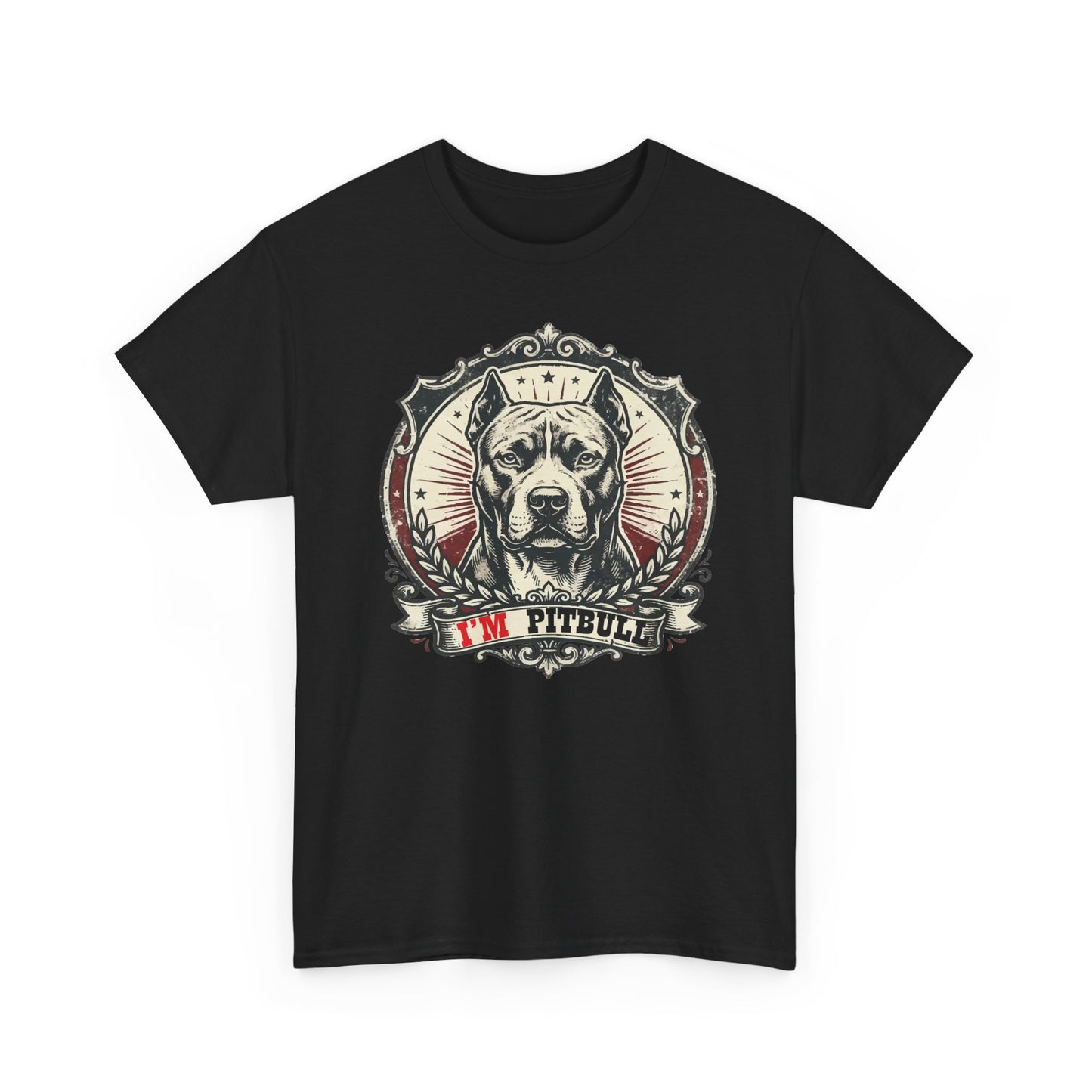 Pitbull King Tee — "I'm Pitbull" Graphic Dog Lover T-shirt