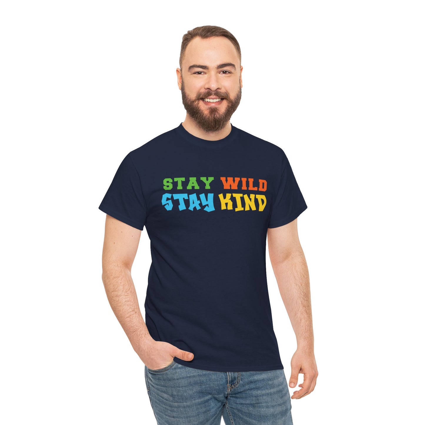Stay Wild Stay Kind Aesthetic Graphic Tee