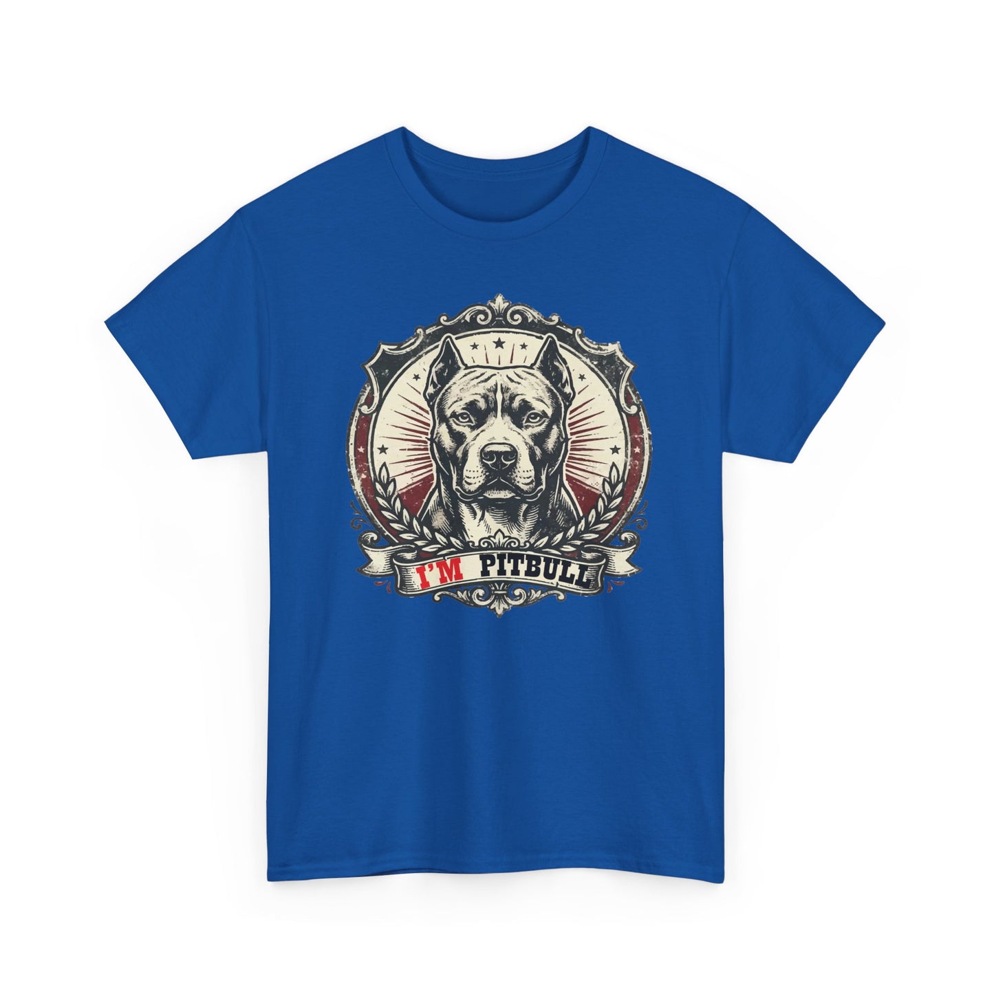 Pitbull King Tee — "I'm Pitbull" Graphic Dog Lover T-shirt